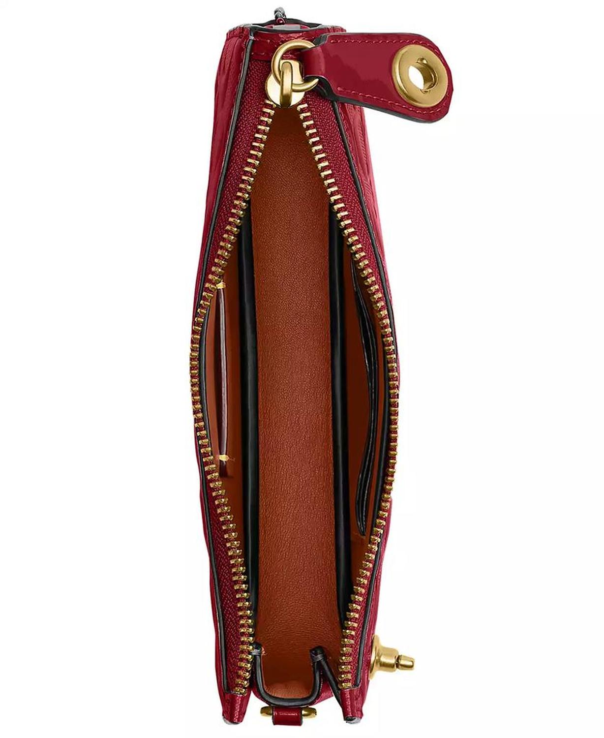 Penn Small Signature Patent Leather Shoulder Bag