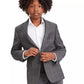 Big Boys Herringbone Windowpane Classic-Fit Suit Jacket