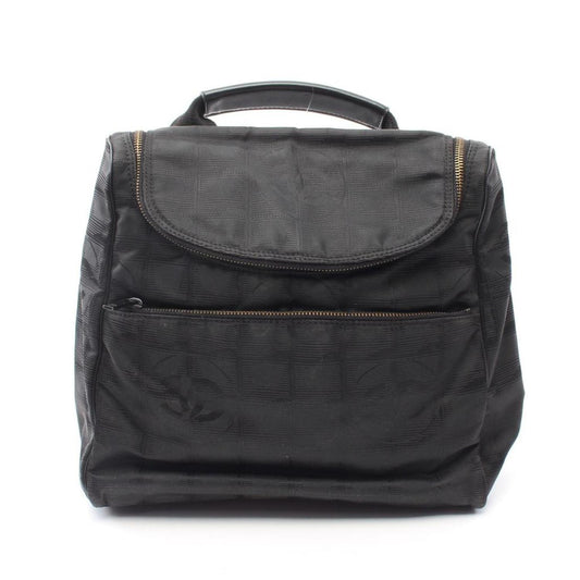 New Travel Line Backpack Rucksack Nylon Canvas Leather