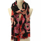 Women's Fall Poppies Wool Oblong Scarf