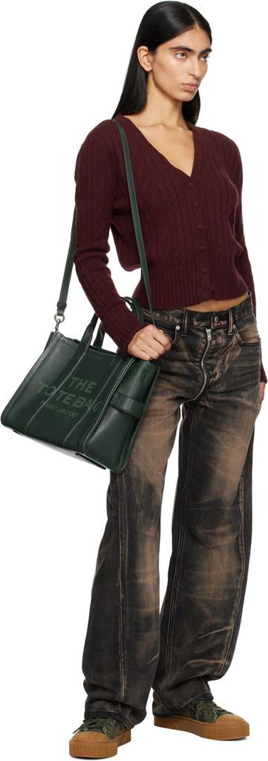 Green 'The Leather Medium' Tote