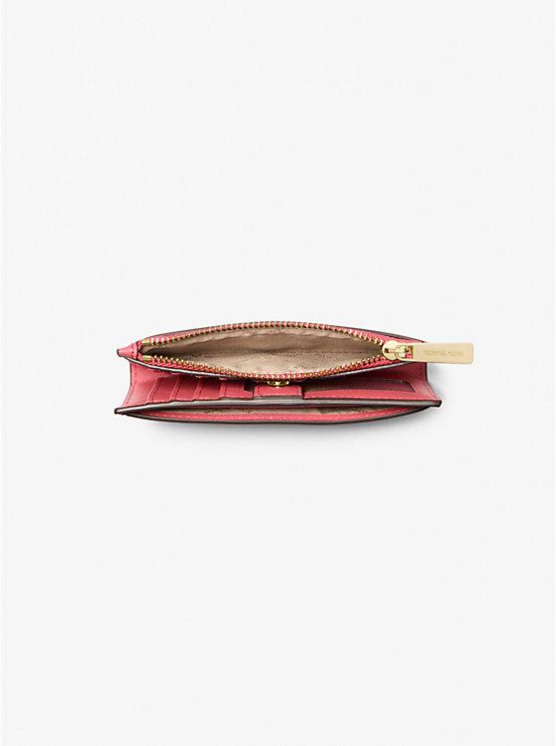 Jet Set Charm Small Saffiano Leather Card Case