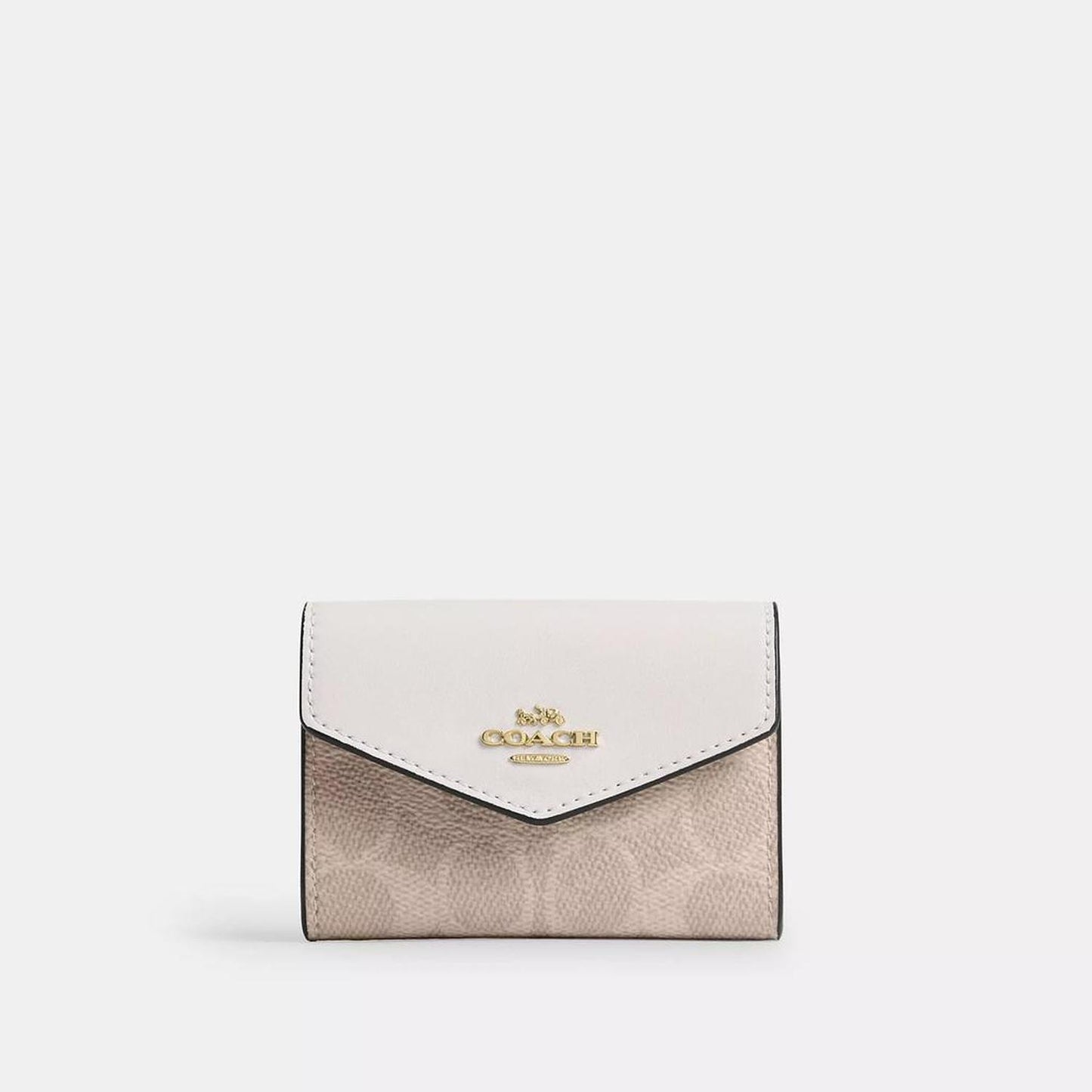 Flap Card Case In Signature Canvas
