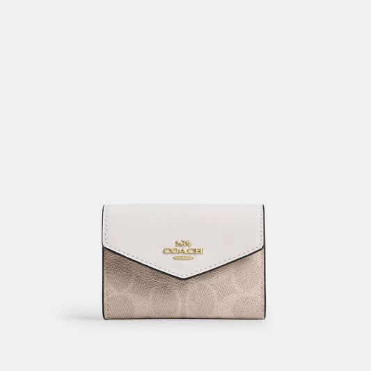 Flap Card Case In Signature Canvas