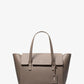 Sophia Hand-Stitched Pebbled Leather Satchel
