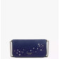 Devin Embellished Flap Chain Wallet