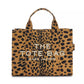 The Medium Cheetah Canvas Tote Bag