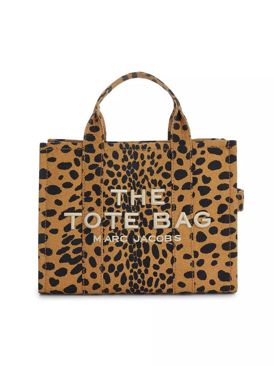 The Medium Cheetah Canvas Tote Bag