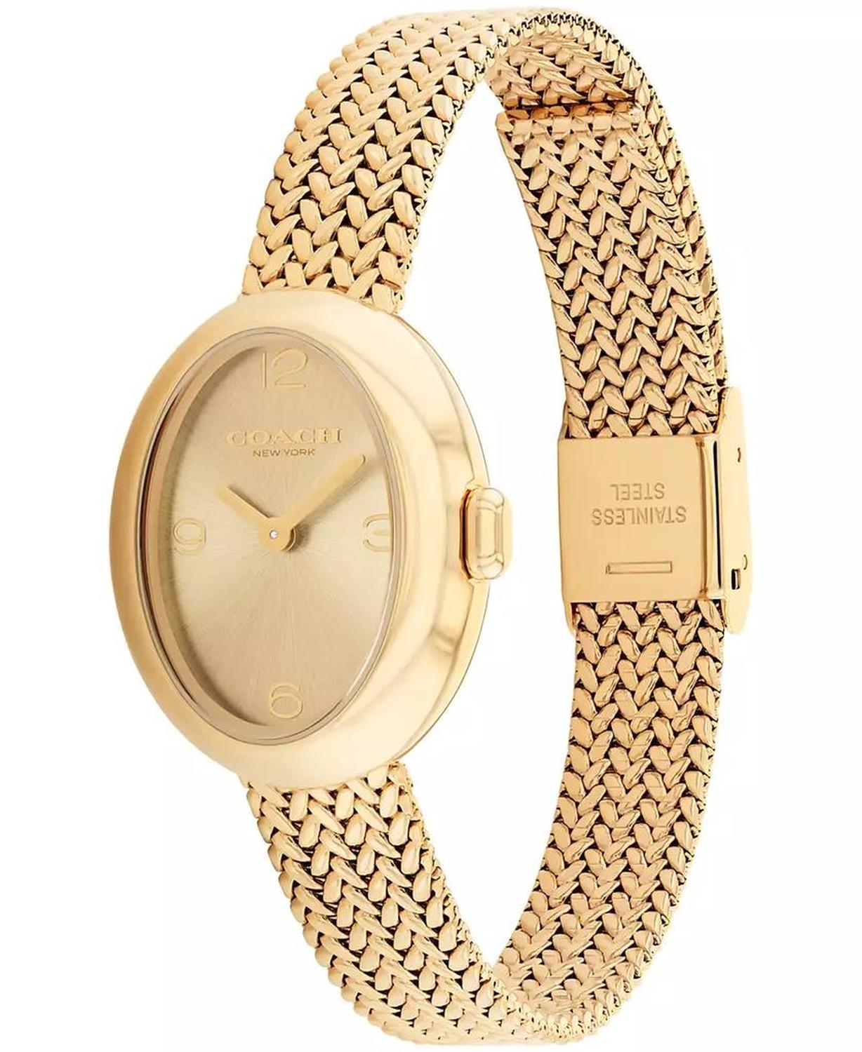 Women's Sammy Gold Tone Stainless Steel Mesh Bracelet Watch, 22.5mm
