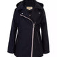 Big Girls Asymmetric Zip Softshell Jacket