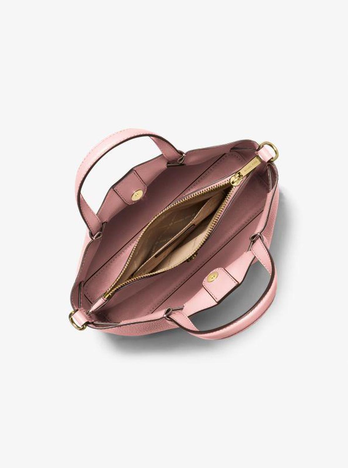 Carson Small Pebbled Leather Satchel