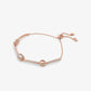 Pavé Precious Metal-Plated Sterling Silver Bracelet