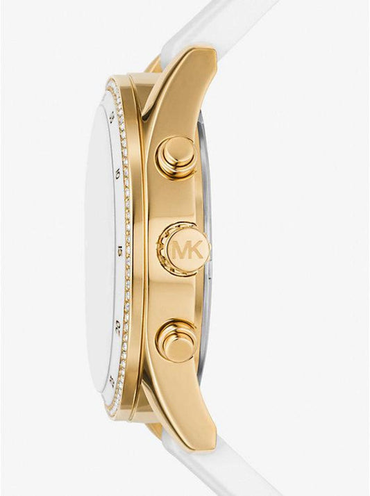 Oversized Hadyn Pavé Gold-Tone Watch
