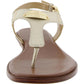 Womens Adjustable Leather Thong Sandals