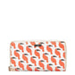 Bird Pattern PVC Leather Zip-Around Wallet
