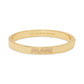 Gold-Tone Pavé Mom Script Bangle Bracelet