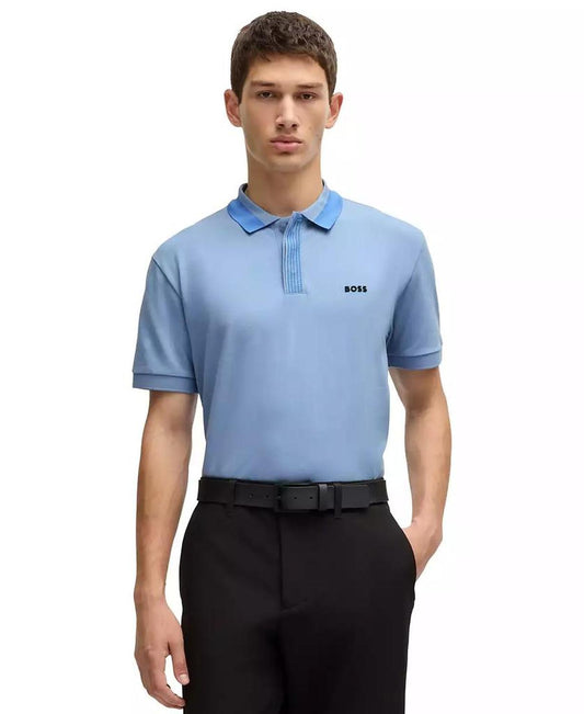 Men's Contrast Logo Polo Shirt