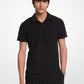 Logo Jacquard Terry Polo Shirt