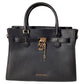 Hamilton Medium Satchel in Black Leather