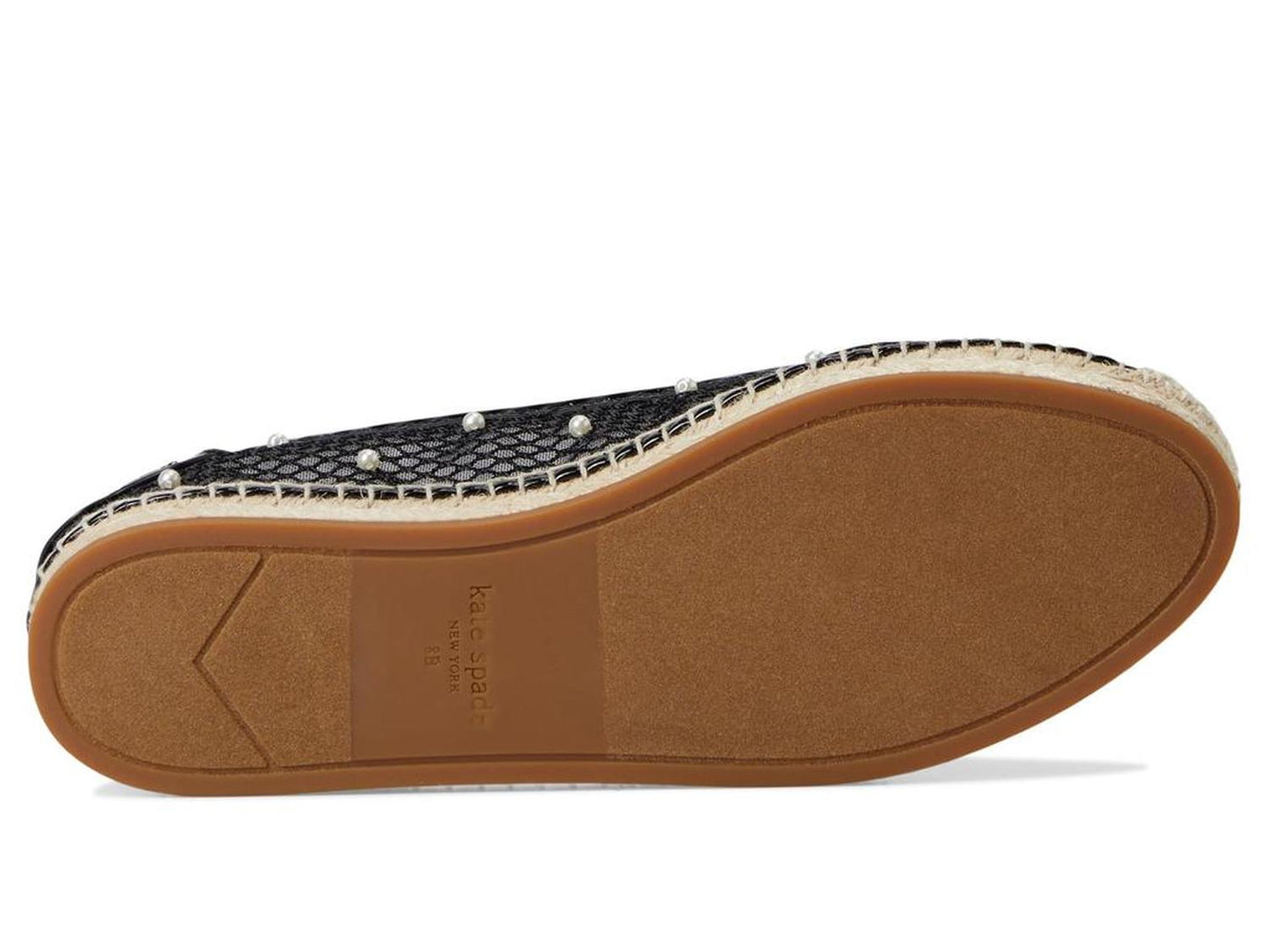 Pearl Fishnet Espadrille Ballet Flat
