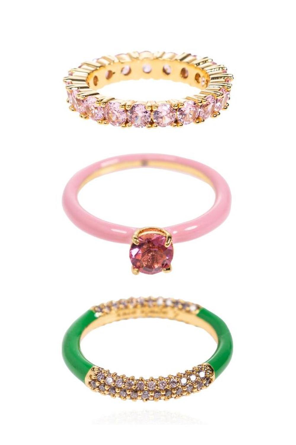 Kate Spade Hint Of Shimmer Stacking Ring Set