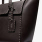 Sophia Hand-Stitched Pebbled Leather Satchel