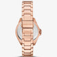 Kaycie Pavé Rose Gold-Tone Watch