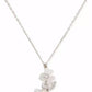 Silver-Tone Mixed Stone Flower Pendant Necklace, 16" + 3" extender