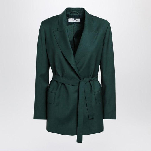 Women's Wool Canvas Jacket With Belt
