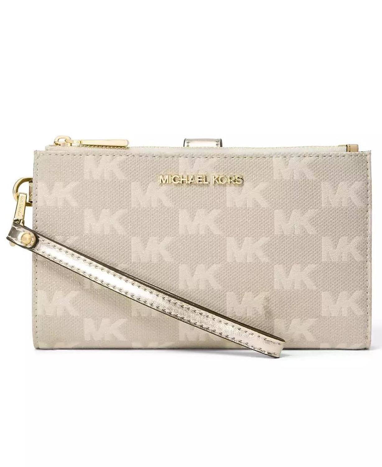 Jet Set Double Zip Wristlet