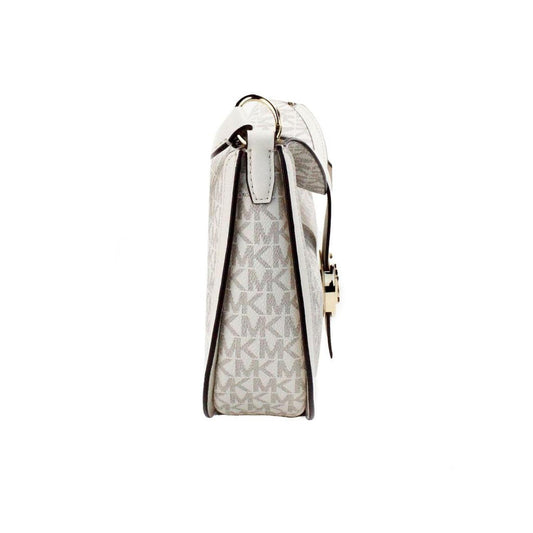 Michael Kors Gabby Small  Signature PVC Foldover Hobo Crossbody Women's Bag
