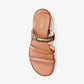 Carson Signature Logo and Leather Sandal