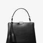 Simone Leather Tassel Satchel