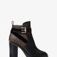 Clancy Logo and Leather Ankle Boot