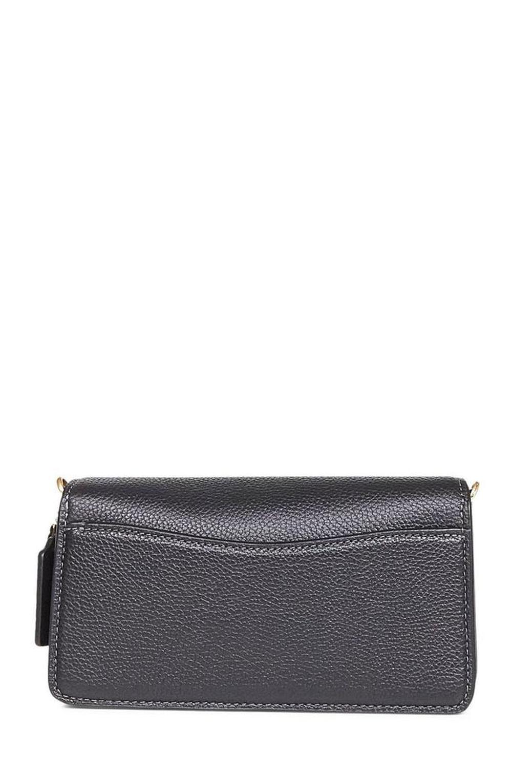 Coach Logo Plaque Chain Crossbody Bag