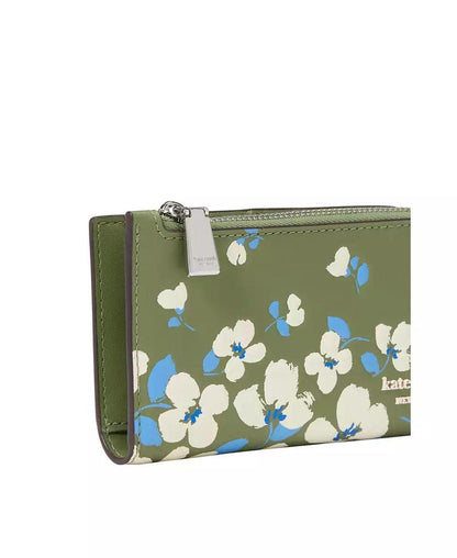 Devin Painterly Bouquet Small Bifold Wallet
