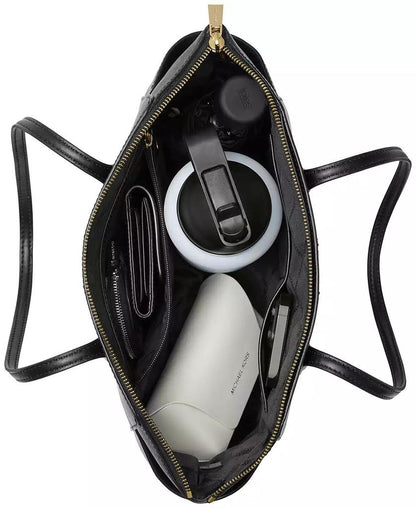 Marilyn Medium Top-Zip Leather Tote
