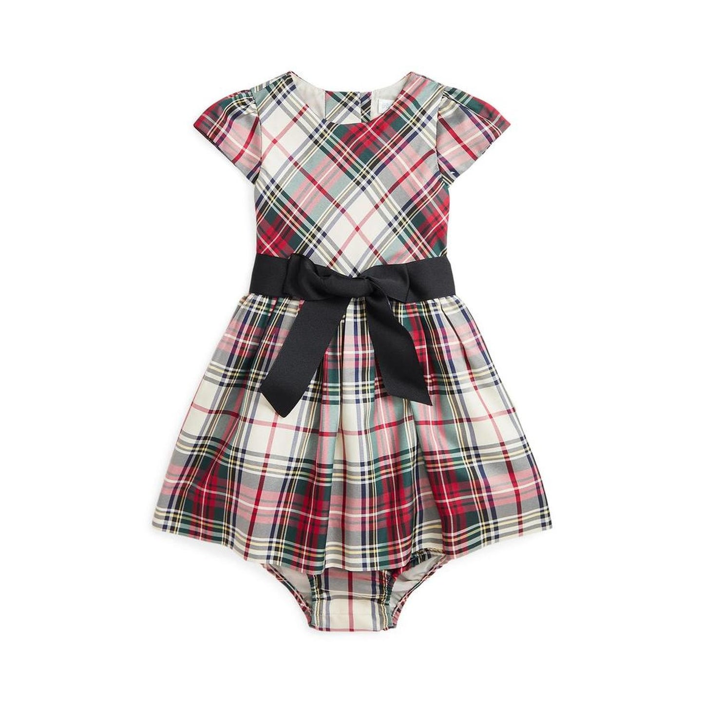 Plaid Twill Dress & Bloomer (Infant)