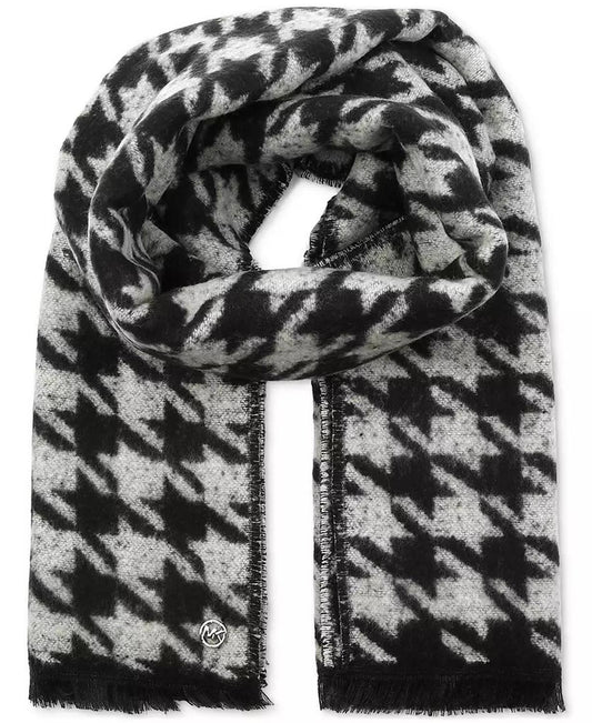 MICHAEL Women's Houndstooth Wrap Scarf