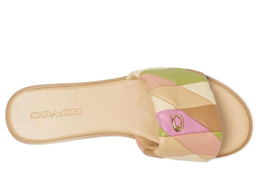 Holly Quilted Patchwork Leather Sandals