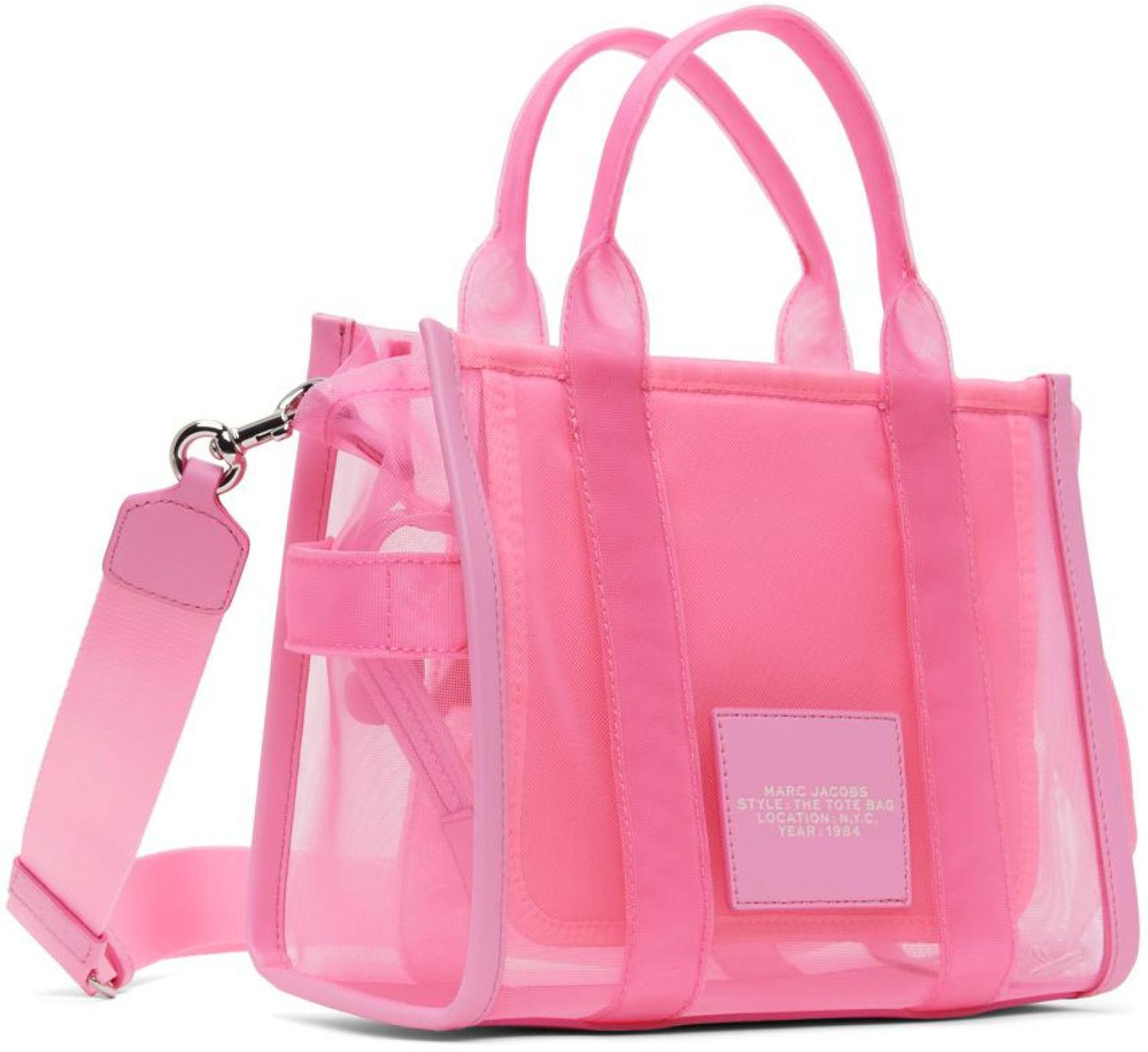 Pink 'The Mesh Small' Tote