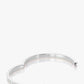 Set in Stone Hinged Silver Bangle