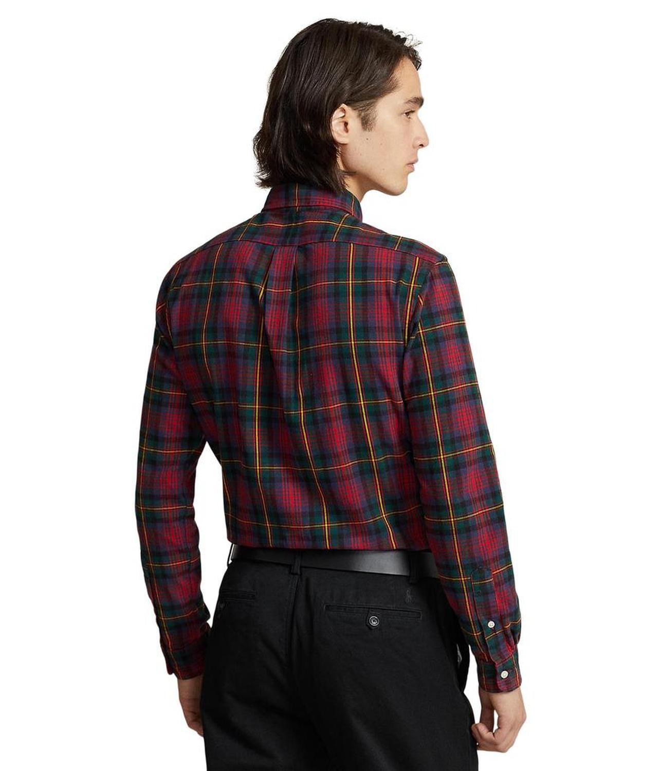 Classic Fit Plaid Oxford Shirt