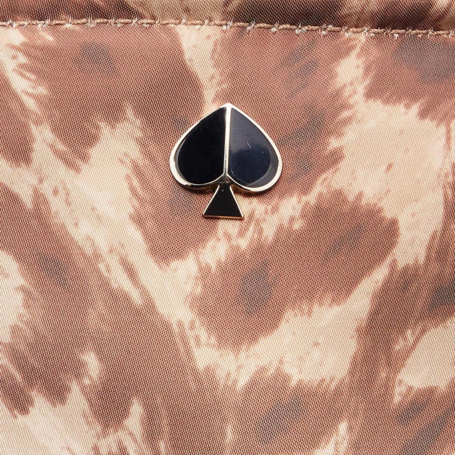 Kate Spade  Animal Print Fabric And Leather Tote