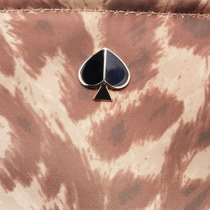 Kate Spade  Animal Print Fabric And Leather Tote