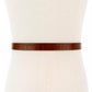 Logo Skinny Leather Belt