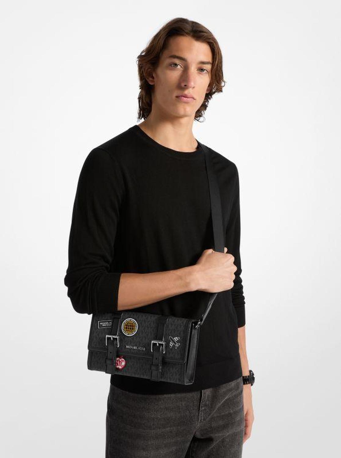 Cooper Embellished Signature Logo Trunk Crossbody Bag