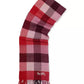 Women's Wool Checkered Fringe-Trim Scarf