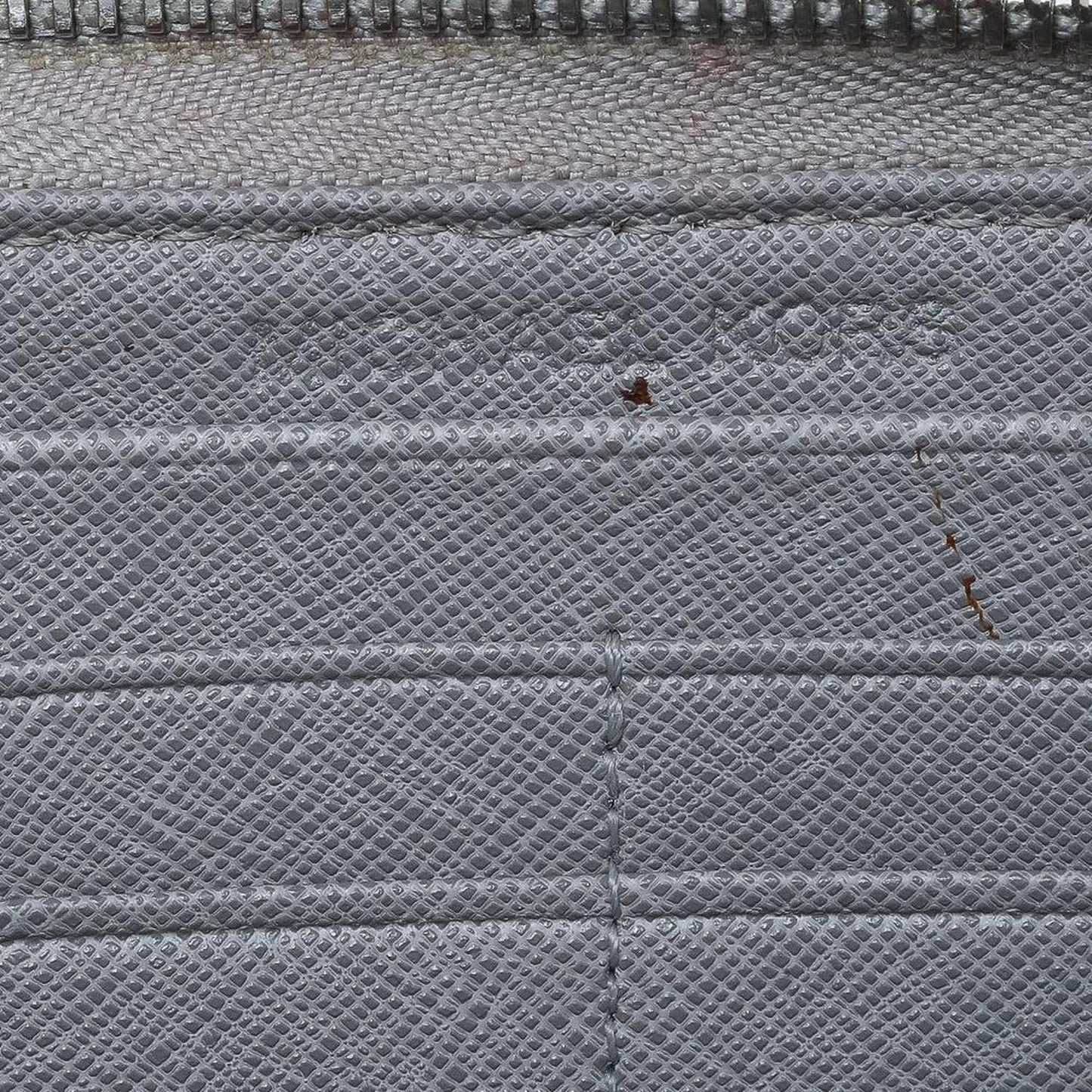 Michael Kors Grey Saffiano Leather Micro Stud Travel Zip Around Wallet..