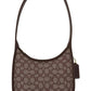 Coach Logo Tag Monogram-Pattern Shoulder Bag
